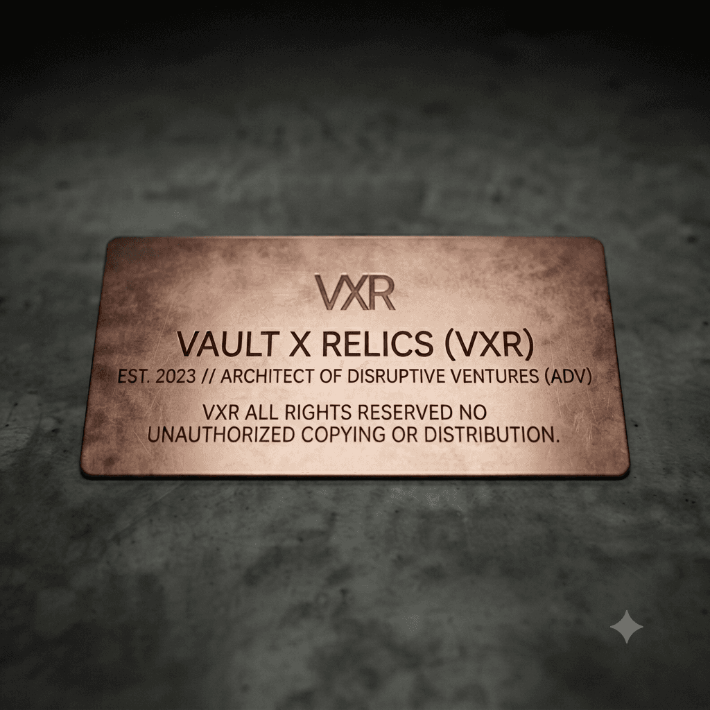 Vault X Relics Relic Card